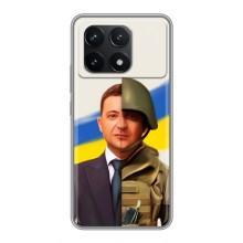 Чехол для Xiaomi POCO F6 Pro (AlphaPrint - с принтом Зеленского)