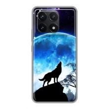 Чехол с Волком на Xiaomi POCO F6 Pro – Воет на луну