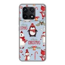 Чехол Санта Клаус для Xiaomi POCO F6 Pro (Рождественский)