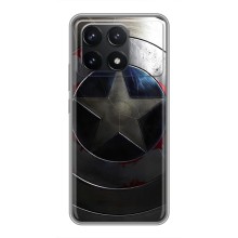 Чехол с Щитом Капитана Америки на Xiaomi POCO F6 Pro – Ретро Щит Капитана