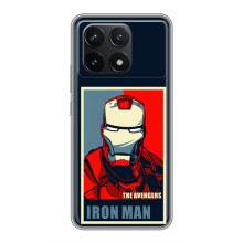 Чехол Супергерой Железный человек на Xiaomi POCO F6 Pro – Art Iron man
