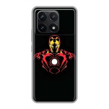 Чехол Супергерой Железный человек на Xiaomi POCO F6 Pro
