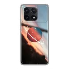 Чехол (ТПУ) с планетами на Xiaomi POCO F6 Pro – Сатурн