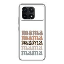 Чехлы для мамы на Xiaomi POCO F6 Pro (Мама коллаж)