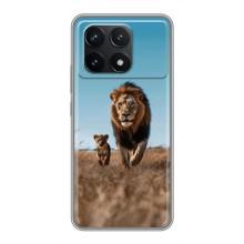 Чехол Король лев на Поко Ф6 Про (Мусафа и Симба)