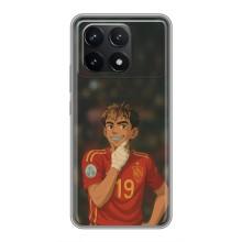 Чехол с футболистом Ламин Ямаль Xiaomi POCO F6 Pro – Ямаль аниме