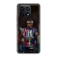 Чехол с футболистом Ламин Ямаль Xiaomi POCO F6 Pro – Ямал с кубком