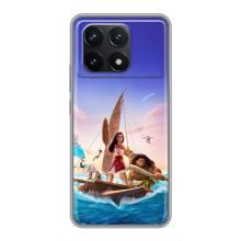 Чехол с мультфильмом Моана Xiaomi POCO F6 Pro (Моана и Мауи)