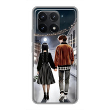 Чохол з дизайном Венздей 2 на Xiaomi POCO F6 Pro – Венздей і Тайлер