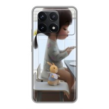 Девчачий Чехол для Xiaomi POCO F6 Pro – Девочка с игрушкой