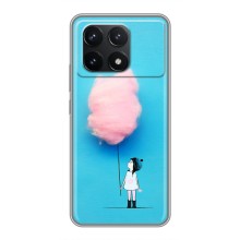 Девчачий Чехол для Xiaomi POCO F6 Pro – Девочка с тучкой