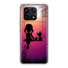Девчачий Чехол для Xiaomi POCO F6 Pro – На качели