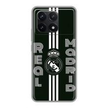 ФК Реал Мадрид чохли для Xiaomi POCO F6 Pro (AlphaPrint) (чорно білий Реал)