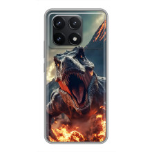 Чехол с картинкой «Хищники» для Xiaomi POCO F6 Pro – Динозавр