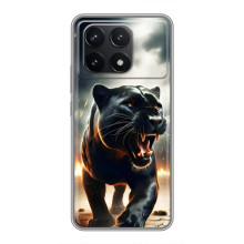 Чехол с картинкой «Хищники» для Xiaomi POCO F6 Pro – Пантера