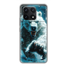 Чехол с картинкой «Хищники» для Xiaomi POCO F6 Pro – Медведь