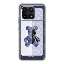 Круті Чохли Луі Віттон для Xiaomi POCO F6 Pro (AlphaPrint) (Медведик LV)