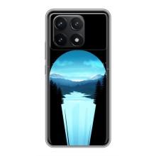 Летний Чехол на Xiaomi POCO F6 Pro – Синий Водопад