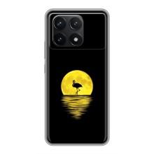 Летний Чехол на Xiaomi POCO F6 Pro – Желтый Закат