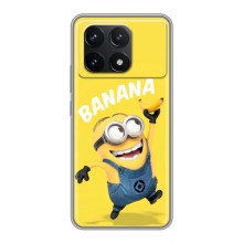 Мультяшный принт на Чехол для Поко Ф6 Про – Banana