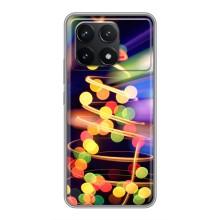 Новорічні Чохли для Поко Ф6 Про (VPrint) (Ялинка в огоньках)