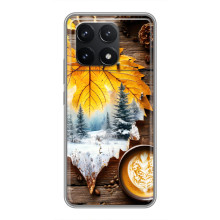 Чохол з унікальним дизайном 'Осінь з кавою' для Xiaomi POCO F6 Pro – Осінньо-зимове кава