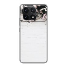 Чехлы с тематикой "ЦВЕТЫ" на Xiaomi POCO F6 Pro – Цветы на стене