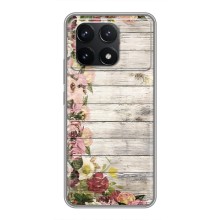 Чехлы с тематикой "ЦВЕТЫ" на Xiaomi POCO F6 Pro – Плетущиеся цветы