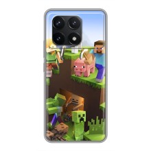 Чехлы для Xiaomi POCO F6 Pro (Персонажи Майн Крафт) – Майн-крафт