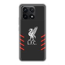 Силиконовые Чехлы принт Футбол на Xiaomi POCO F6 Pro – Эмблема Liverpool