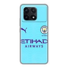 Силиконовые Чехлы принт Футбол на Xiaomi POCO F6 Pro – Man City