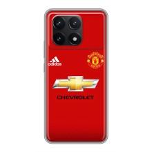 Силиконовые Чехлы принт Футбол на Xiaomi POCO F6 Pro – Man United