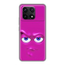 Силиконовые Чехлы (смешные стикеры) для Xiaomi POCO F6 Pro – Хитрая мордочка