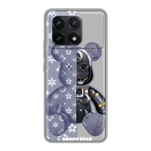 Силіконовий чохол для Xiaomi POCO F6 Pro (Ведмідь Louis Vuitton)