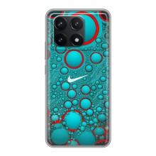Силиконовый Чехол на Xiaomi POCO F6 Pro с картинкой Nike – Найк зеленый