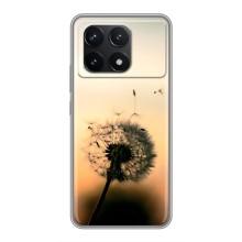 Силиконовый Чехол с одуванчиками на Xiaomi POCO F6 Pro – Роздумаханый одуванчик