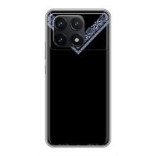 Силиконовый Чехол на Xiaomi POCO F6 Pro – Воротник вышиванки