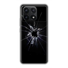 Текстурный Чехол для Xiaomi POCO F6 Pro – Биток стекло