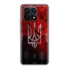 Украинские Чехлы для Xiaomi POCO F6 Pro с картинкой УПА (AlphaPrint)