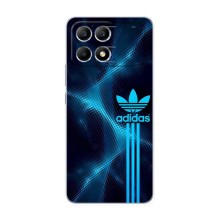 Чохли Адидас для Xiaomi POCO F6 (AlphaPrint) (Синій Адідас)