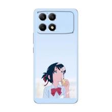 Чехол с персонажами АНИМЕ на Xiaomi POCO F6 – Мицуха