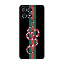 Чехлы Бренд GUCCI для Xiaomi POCO F6 – Змей Гуччи