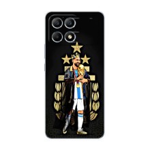 Чохли для Xiaomi POCO F6 (Leo чемпіон) (AlphaPrint) (Мессі Король)