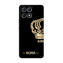Чохли для Xiaomi POCO F6 (VPrint) - Футбольні клуби (Roma)