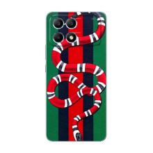 Чохли  GUCCI для Поко Ф6 (AlphaPrint) (Gucci змія)