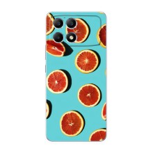 Чохли з фруктами для Xiaomi POCO F6 (VPrint) (Грейпфрут)