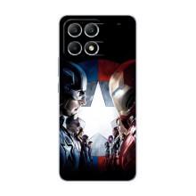 Чехлы с героями Марвел Xiaomi POCO F6 (VPrint) – Марвел стайл