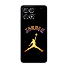Чохли для Xiaomi POCO F6 - з картинкою JORDAN (AlphaPrint) (Jordan Gold)