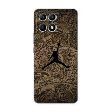 Чохли для Xiaomi POCO F6 - з картинкою JORDAN (AlphaPrint) (Logo Jordan)