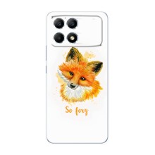 Чохли з картинкою Лисичка для Xiaomi POCO F6 (VPrint) (Дівчинка Лиса)